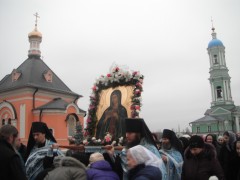 провожаем икону Калужской Богоматери
