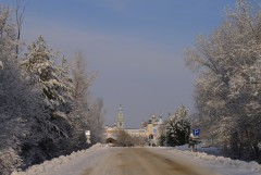 Зимняя дорога в Оптину