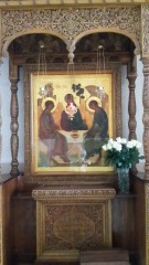 Некогда мироточащая икона Пресвятой Троицы во Введенском соборе