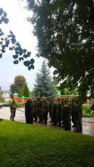 Церковь и армия..(у Владимирского храма 7 сент.2013г.)